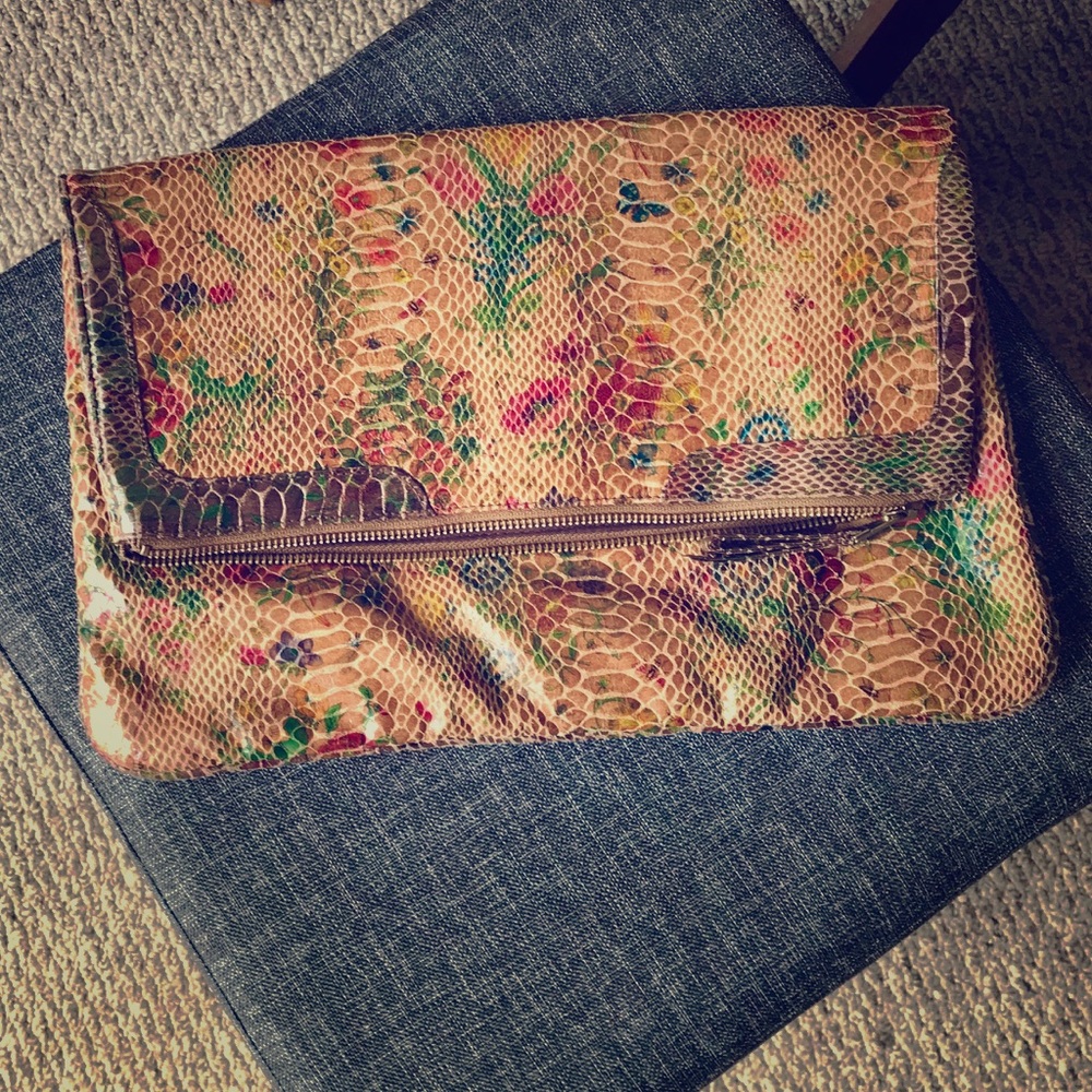 TopShop Large Patterned Clutch